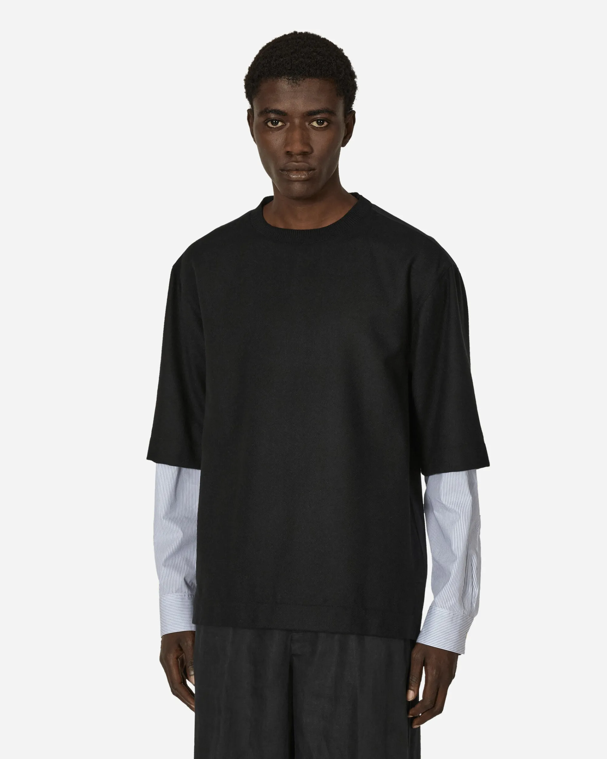 Dries Van Noten T-Shirts^Boxy Cotton T-Shirt Black