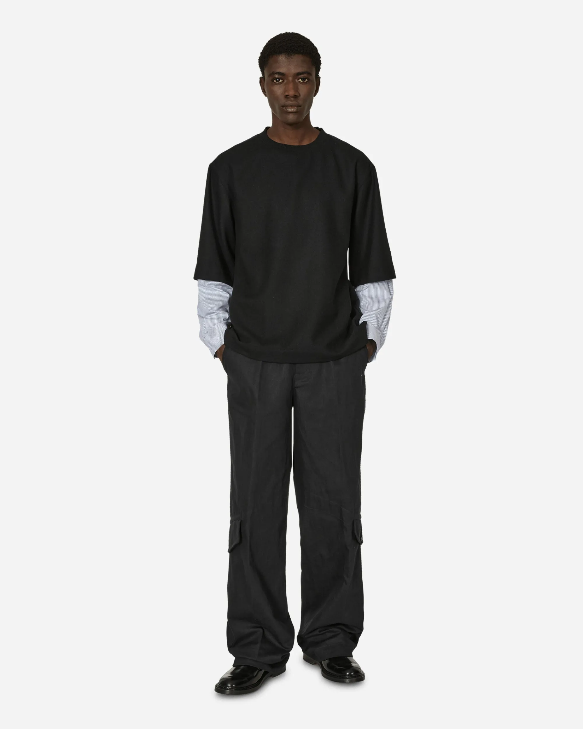Dries Van Noten T-Shirts^Boxy Cotton T-Shirt Black