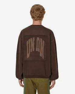 Slam Jam Sweatshirts^Boxy Crewneck Sweatshirt Brown