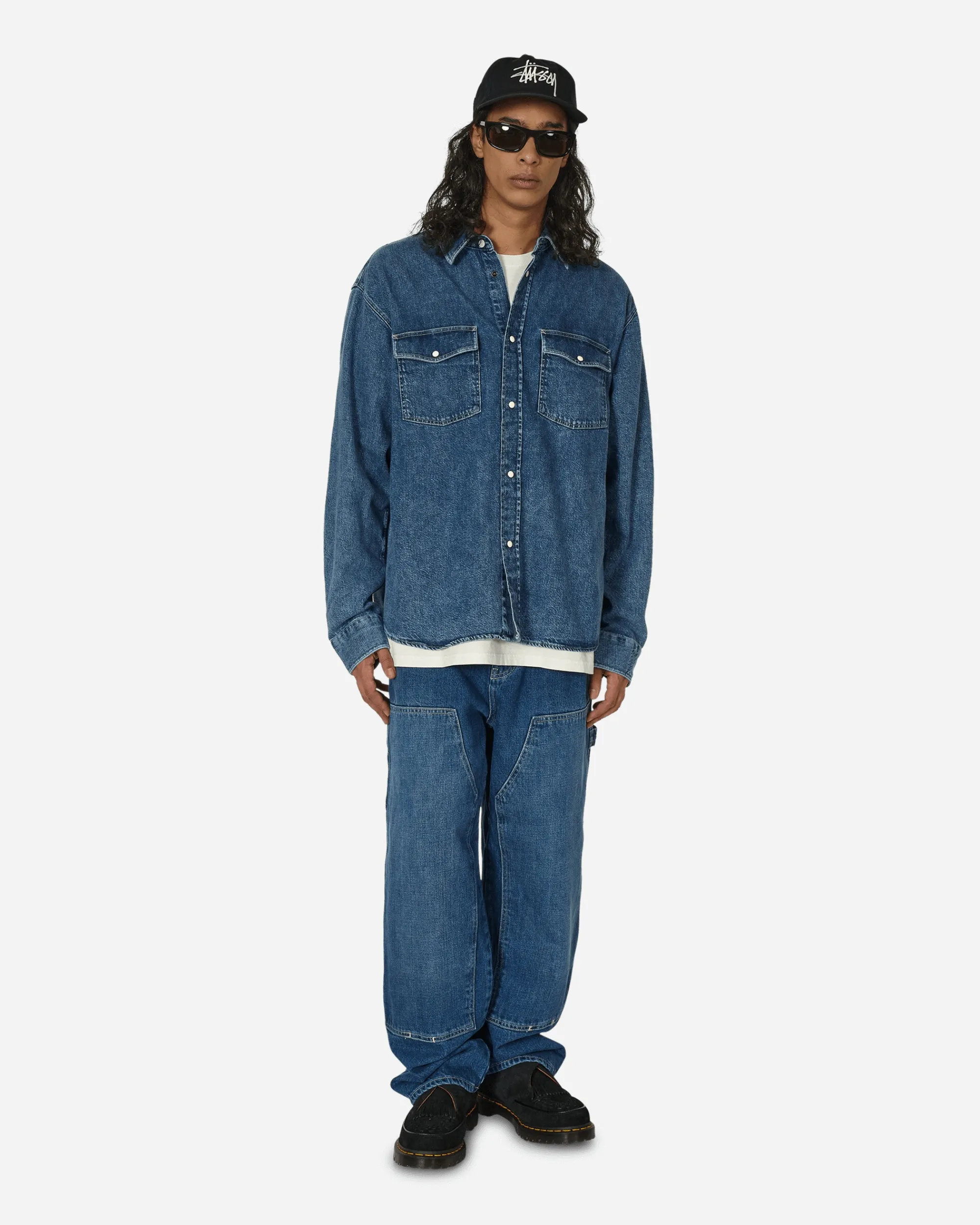 Stüssy Shirts^Boxy Western Denim Longsleeve Shirt Light Denim