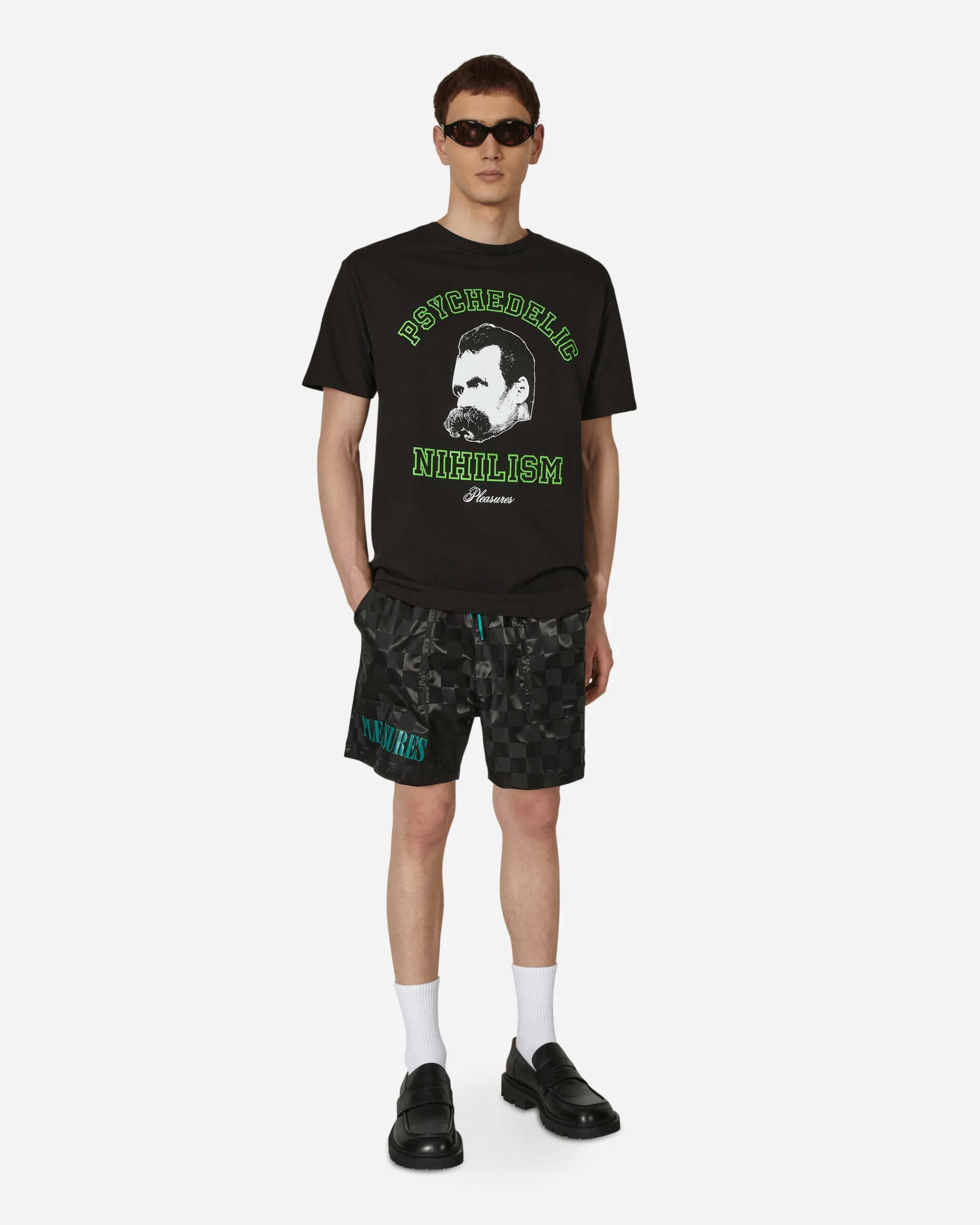 Pleasures Shorts^BPM Shorts Black