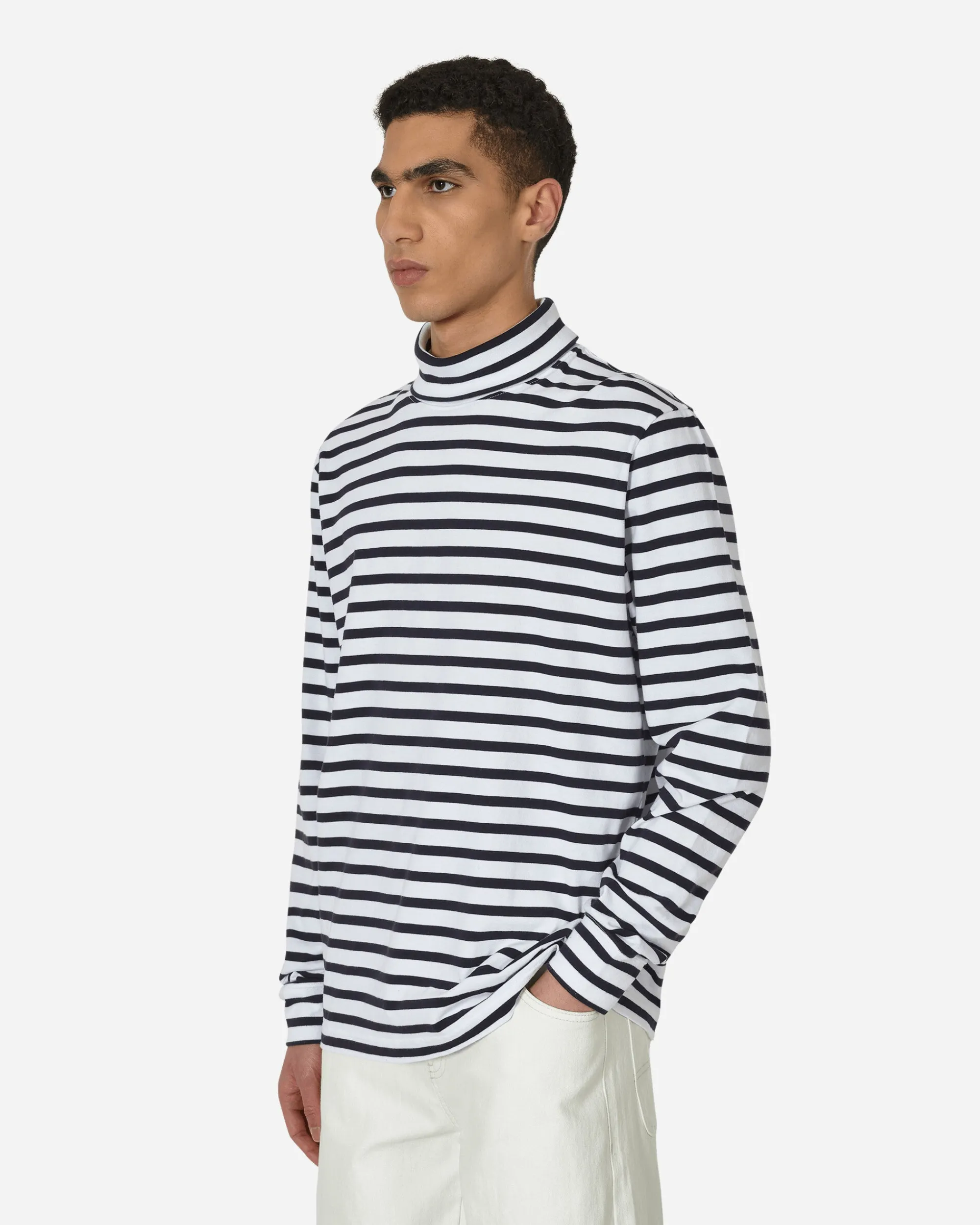 Noah T-Shirts^Breton Stripe Turtleneck Navy / White