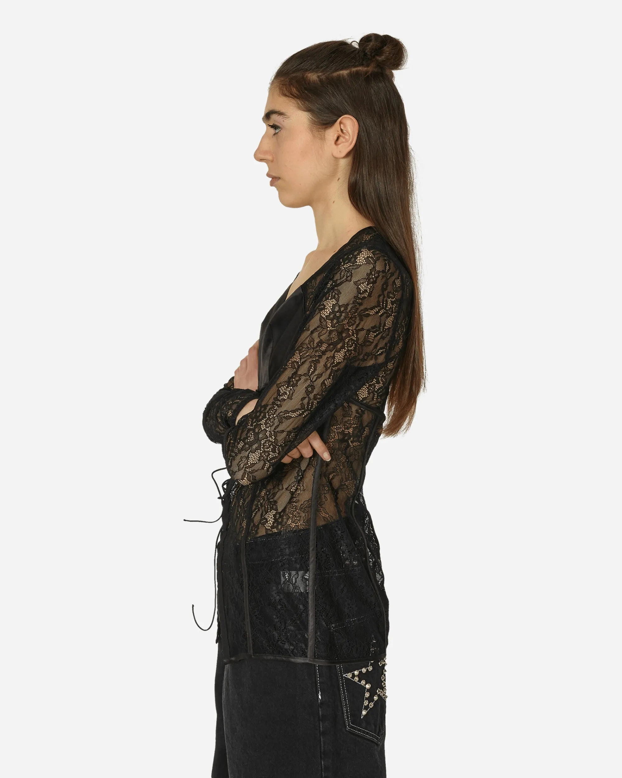 Nii Hai T-Shirts^Brianna Longsleeve Top Black