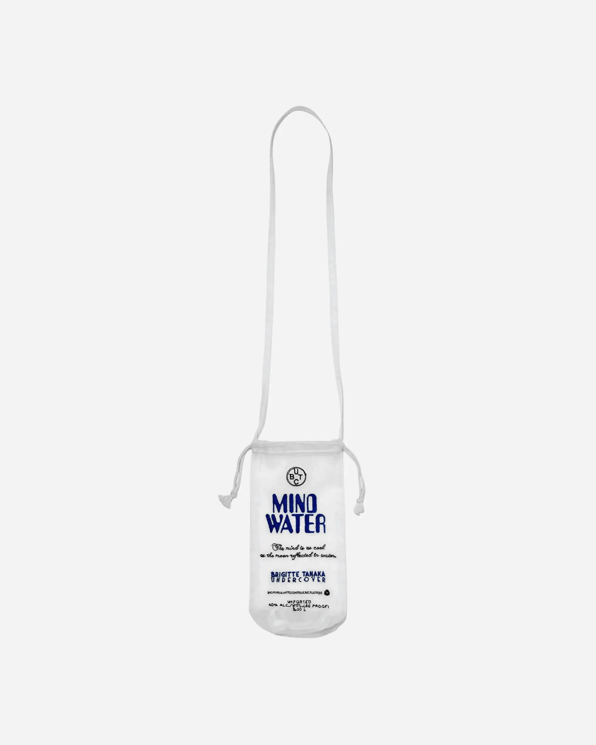 Undercover Bags·Tote|Bags·Tote^Brigitte Tanaka Nylon Organza Water Bottle Bag White