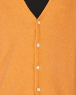 Stüssy Knitwear^Brushed Cardigan Peach
