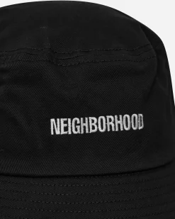Neighborhood Hats|Hats^Bucket Hat Black