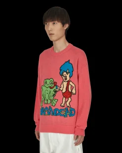Brain Dead Knitwear^Buddies Sweater Pink