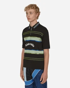 Ahluwalia T-Shirts^Buke Shortsleeve Polo Black