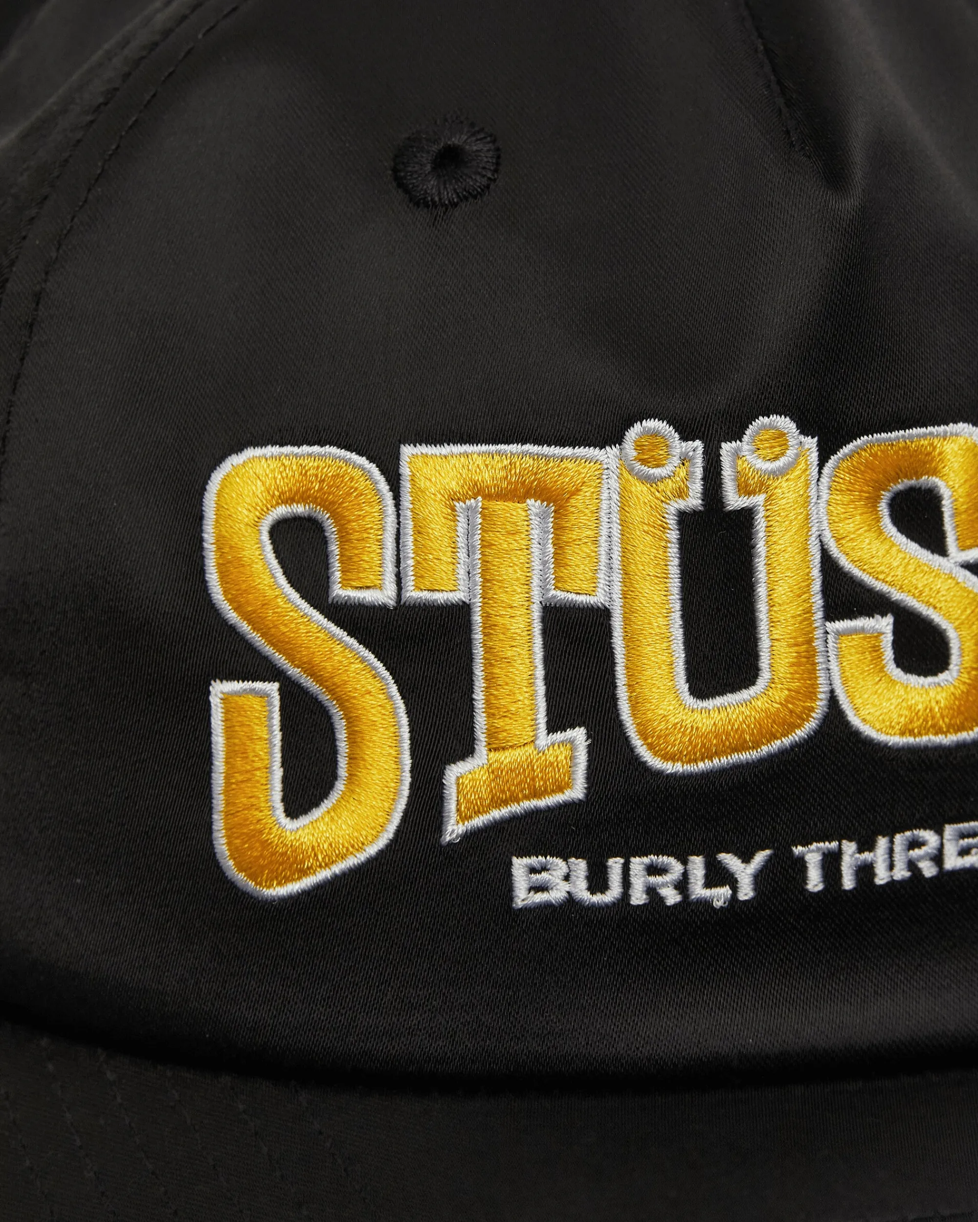 Stüssy Hats|Hats^Burly Threads Snapback Cap Black