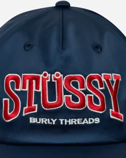 Stüssy Hats|Hats^Burly Threads Snapback Cap Navy