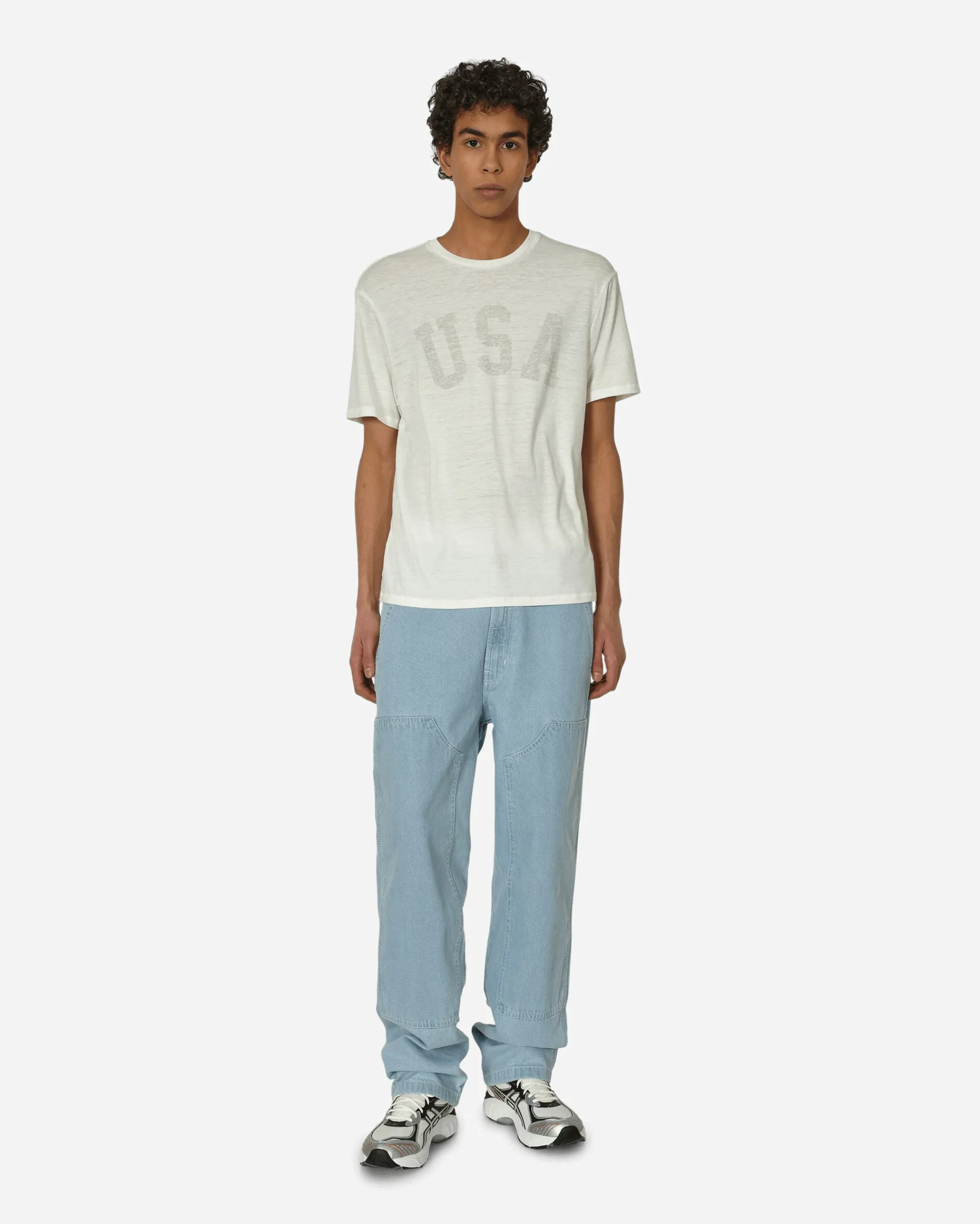 Guess USA T-Shirts^Burnout T-Shirt Alabaster