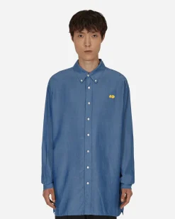 Acne Studios Shirts^Button-Up Longsleeve Shirt Blue
