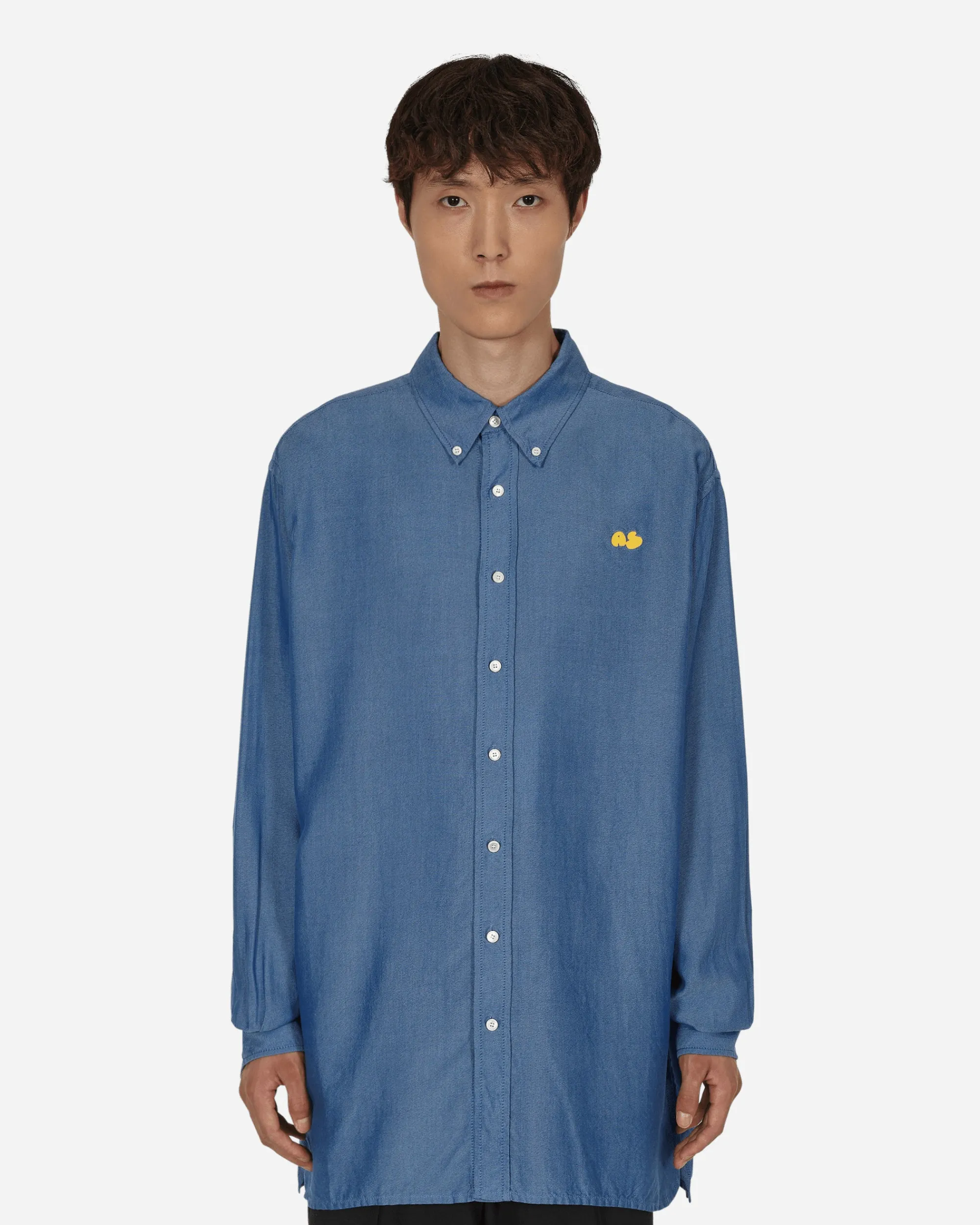Acne Studios Shirts^Button-Up Longsleeve Shirt Blue