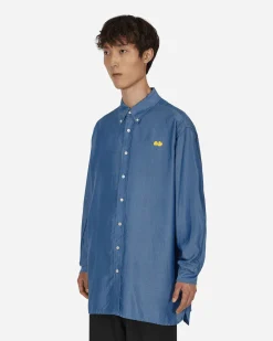 Acne Studios Shirts^Button-Up Longsleeve Shirt Blue