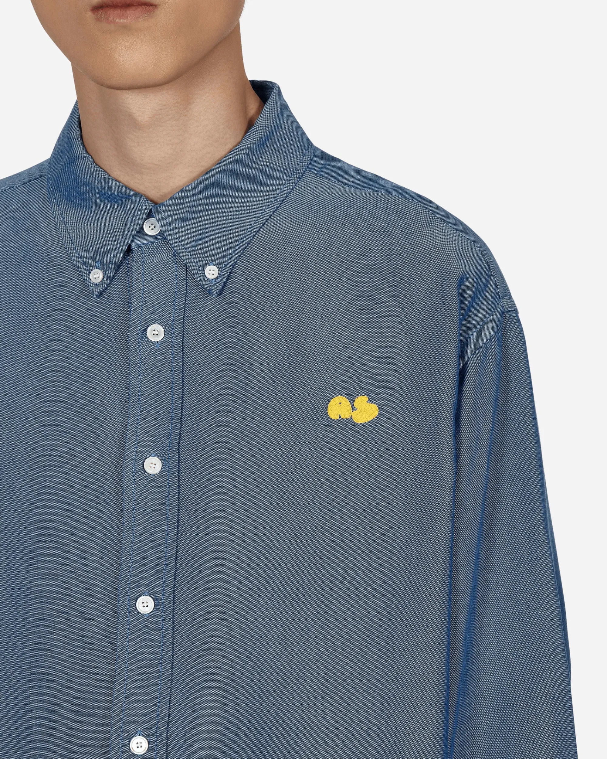 Acne Studios Shirts^Button-Up Longsleeve Shirt Blue