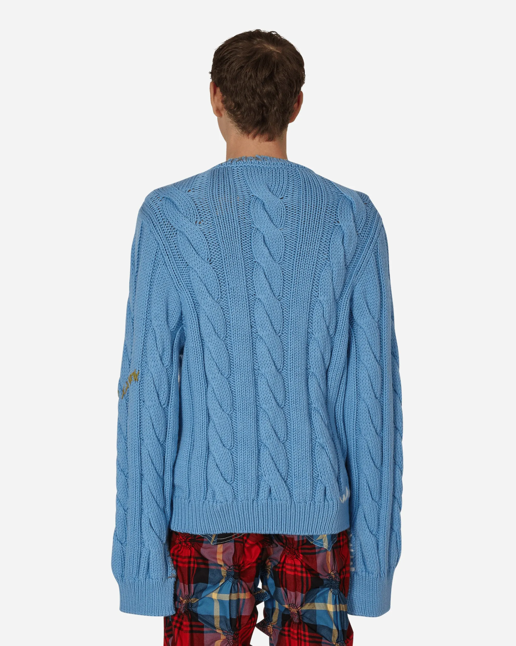 Marni Knitwear^Cable-Knit Sweater Blue