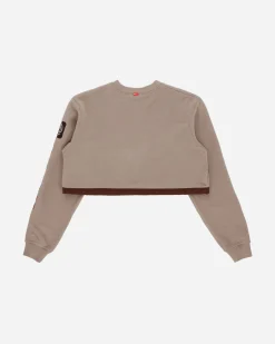 Nike Sweatshirts^CACT.US CORP WMNS Crewneck Sweatshirt Brown