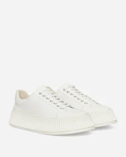 Jil Sander Sneakers·Low|Sneakers^Canvas Oxford Sneakers White