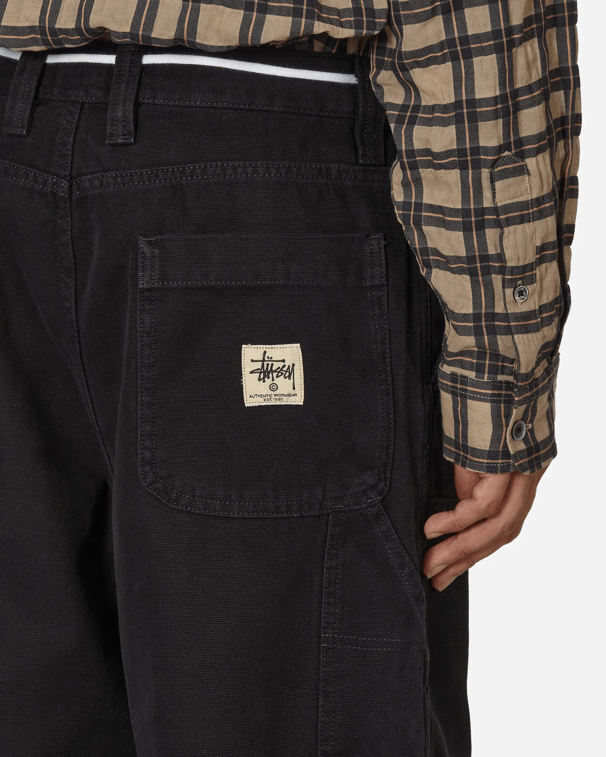 Stüssy Pants^Canvas Work Pants Black