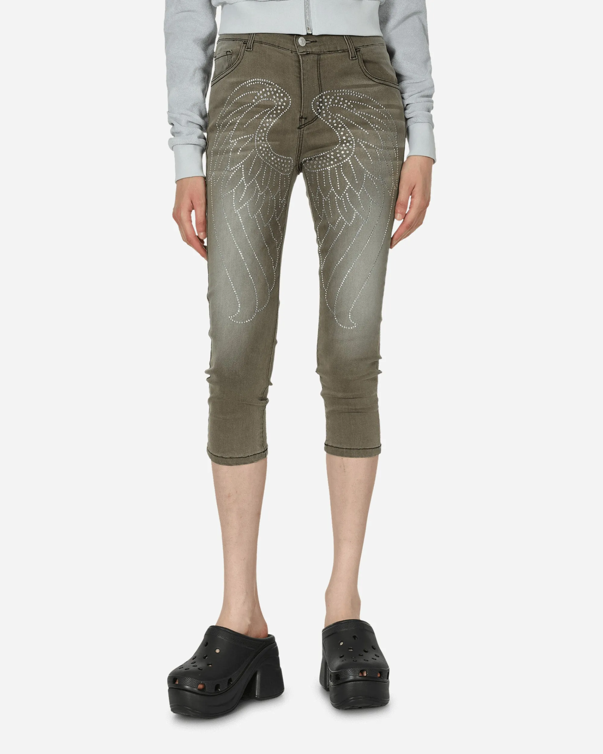 Abra Pants^Capri Angel Jeans Black