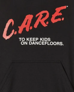 The Salvages Sweatshirts^C.A.R.E. Hooded Sweatshirt Black