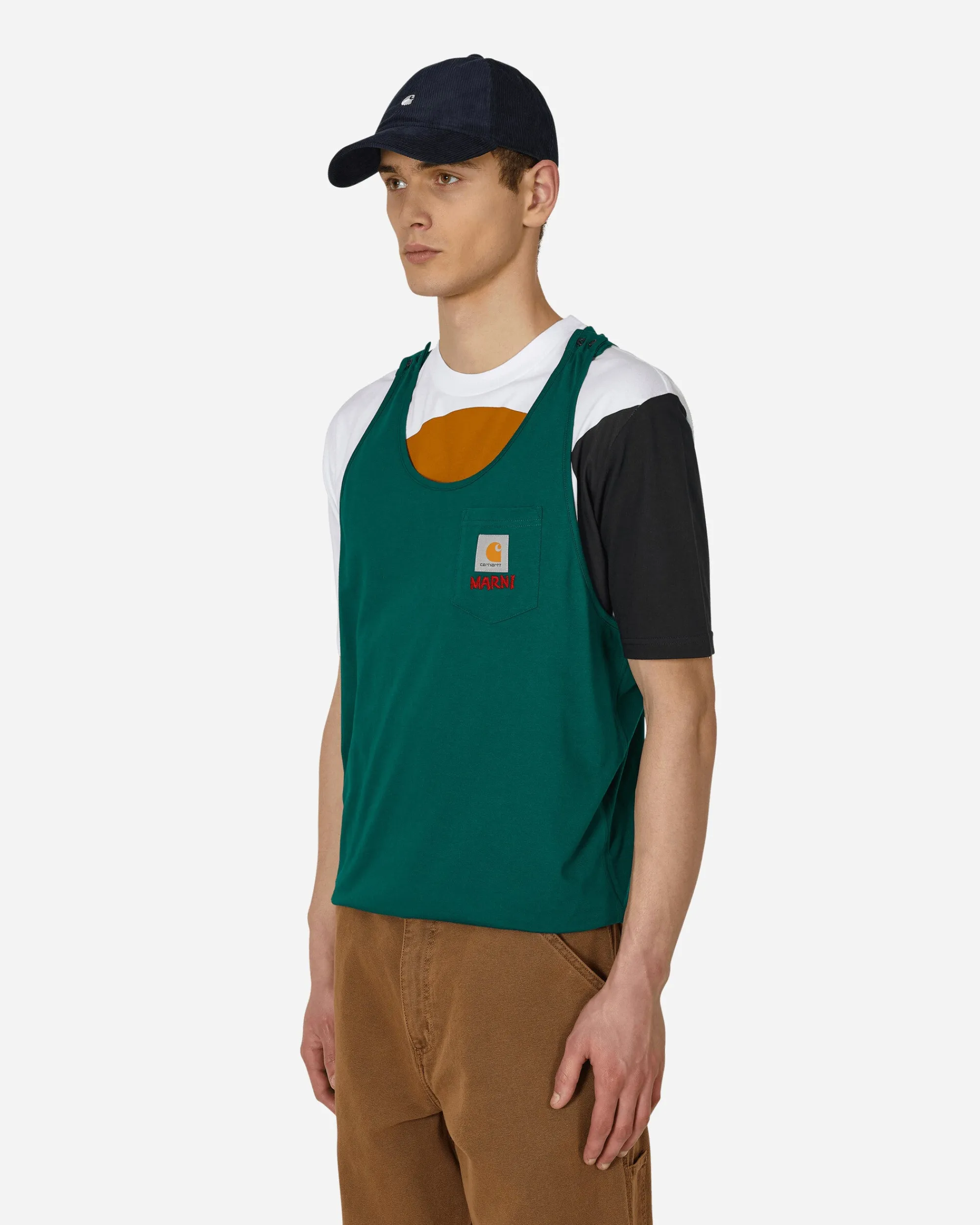 Marni T-Shirts^Carhartt WIP Pocket T-Shirt Green