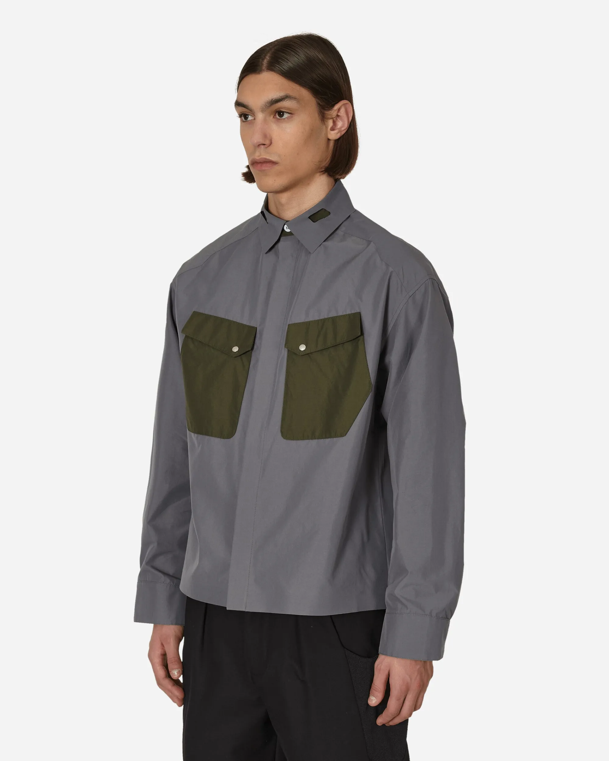 _J.L-A.L_ Shirts^Cauter Longsleeve Shirt Grey
