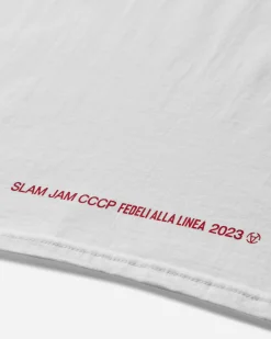 Slam Jam T-Shirts^CCCP Amandoti T-Shirt White