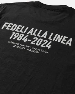 Slam Jam T-Shirts^CCCP Fedeli Alla Linea 1984-2024 T-Shirt Black