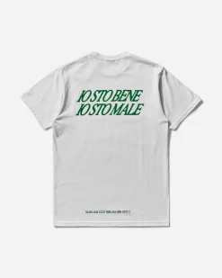 Slam Jam T-Shirts^CCCP Io Sto Bene Io Sto Male T-Shirt White