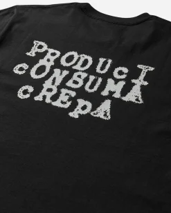 Slam Jam T-Shirts^CCCP Produci Consuma Crepa T-Shirt Black