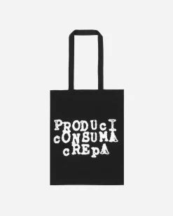 Slam Jam Bags·Tote|Bags·Tote^CCCP Produci Consuma Crepa Tote Bag Black