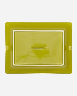Mister Green High Times^Ceramic Logo Ashtray Green