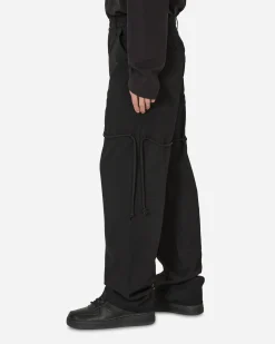 Song for the Mute Pants^Chain Lace Dress Pants Black