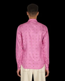 Dries Van Noten Shirts^Chaine Long Sleeve Shirt Pink