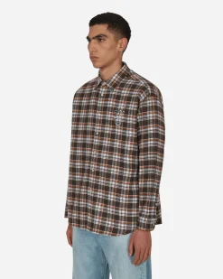 Stockholm (Surfboard) Club Shirts^Check Longsleeve Shirt Brown