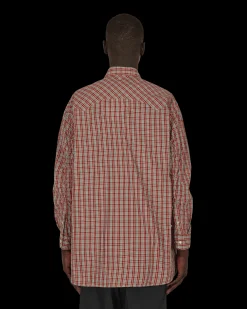 Undercoverism Shirts^Check Longsleeve Shirt Red