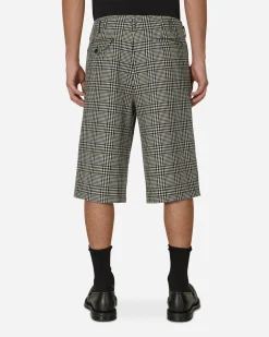 Comme Des Garçons Homme Plus Shorts^Checked Wool Shorts Multicolor