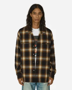 Undercover Shirts^Checkered Shirt Brown
