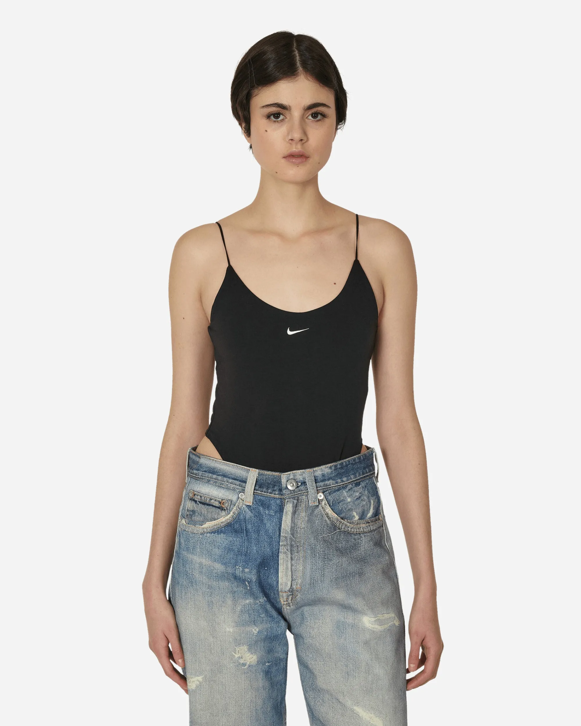 Nike Pants^Chill Knit Tight Cami Bodysuit Black