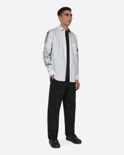 Comme Des Garçons Shirt Shirts^Christian Marclay Printed Shirt White