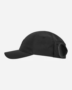 C.P. Company Hats|Hats^Chrome-R Goggle Cap Black