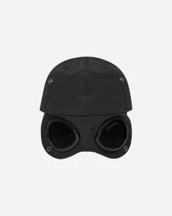 C.P. Company Hats|Hats^Chrome-R Goggle Cap Black