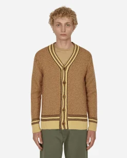 Wales Bonner Knitwear^Clarinet Cardigan Beige