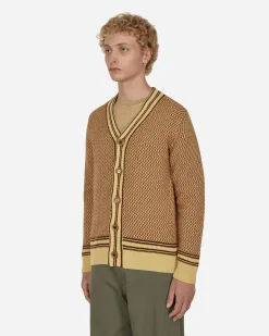 Wales Bonner Knitwear^Clarinet Cardigan Beige