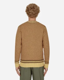 Wales Bonner Knitwear^Clarinet Cardigan Beige