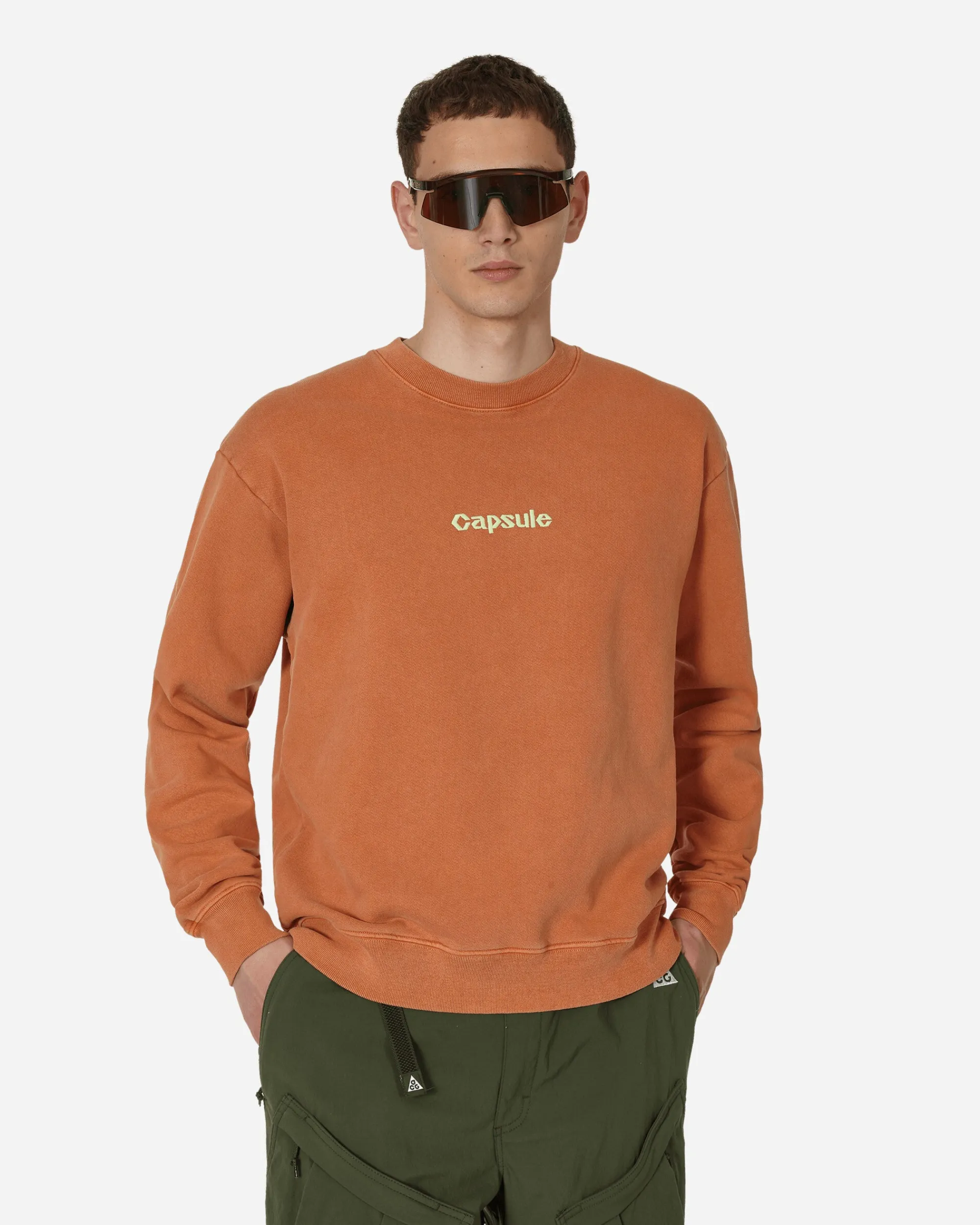 Capsule Sweatshirts^Classic Logo Crewneck Sweatshirt Rust