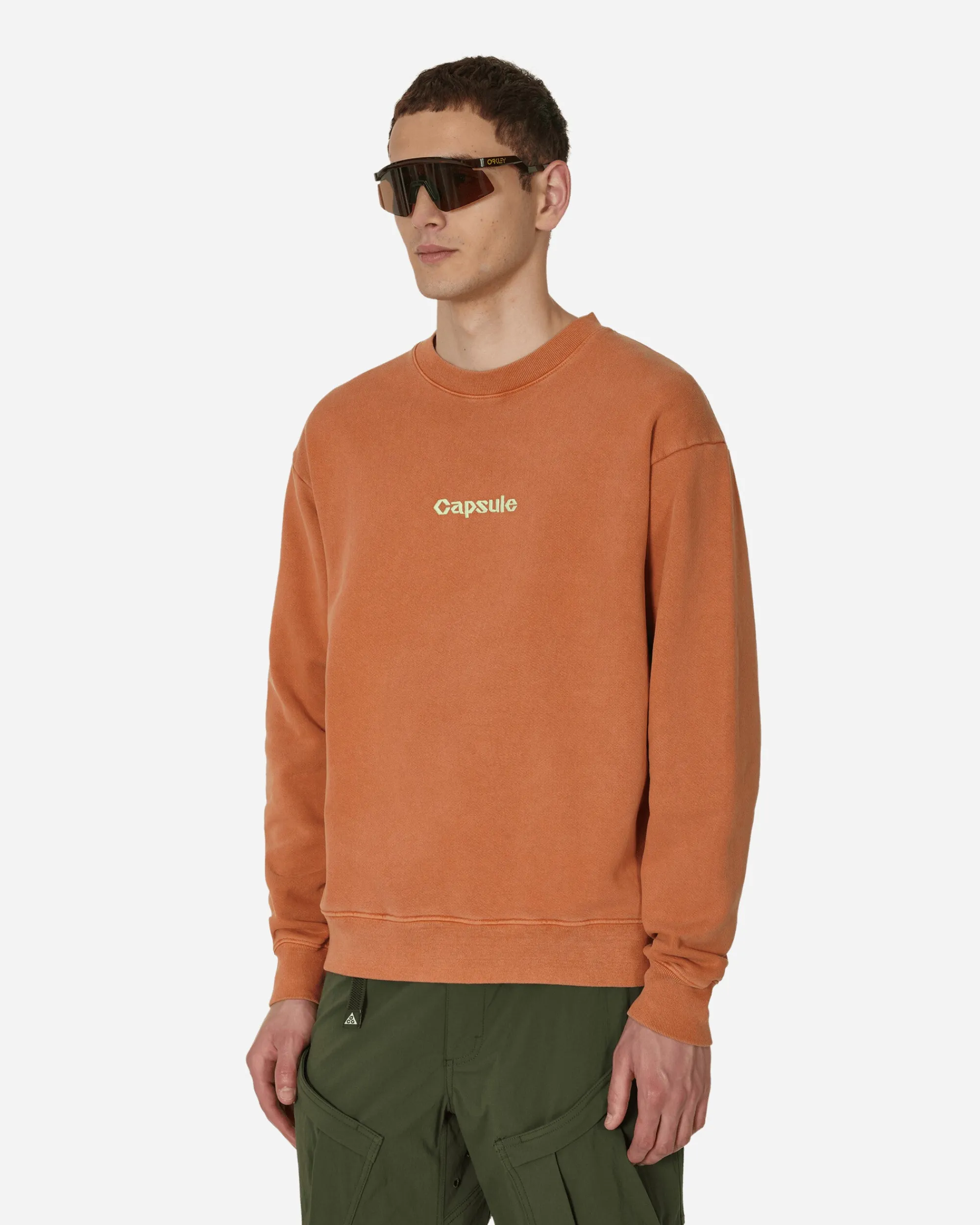 Capsule Sweatshirts^Classic Logo Crewneck Sweatshirt Rust