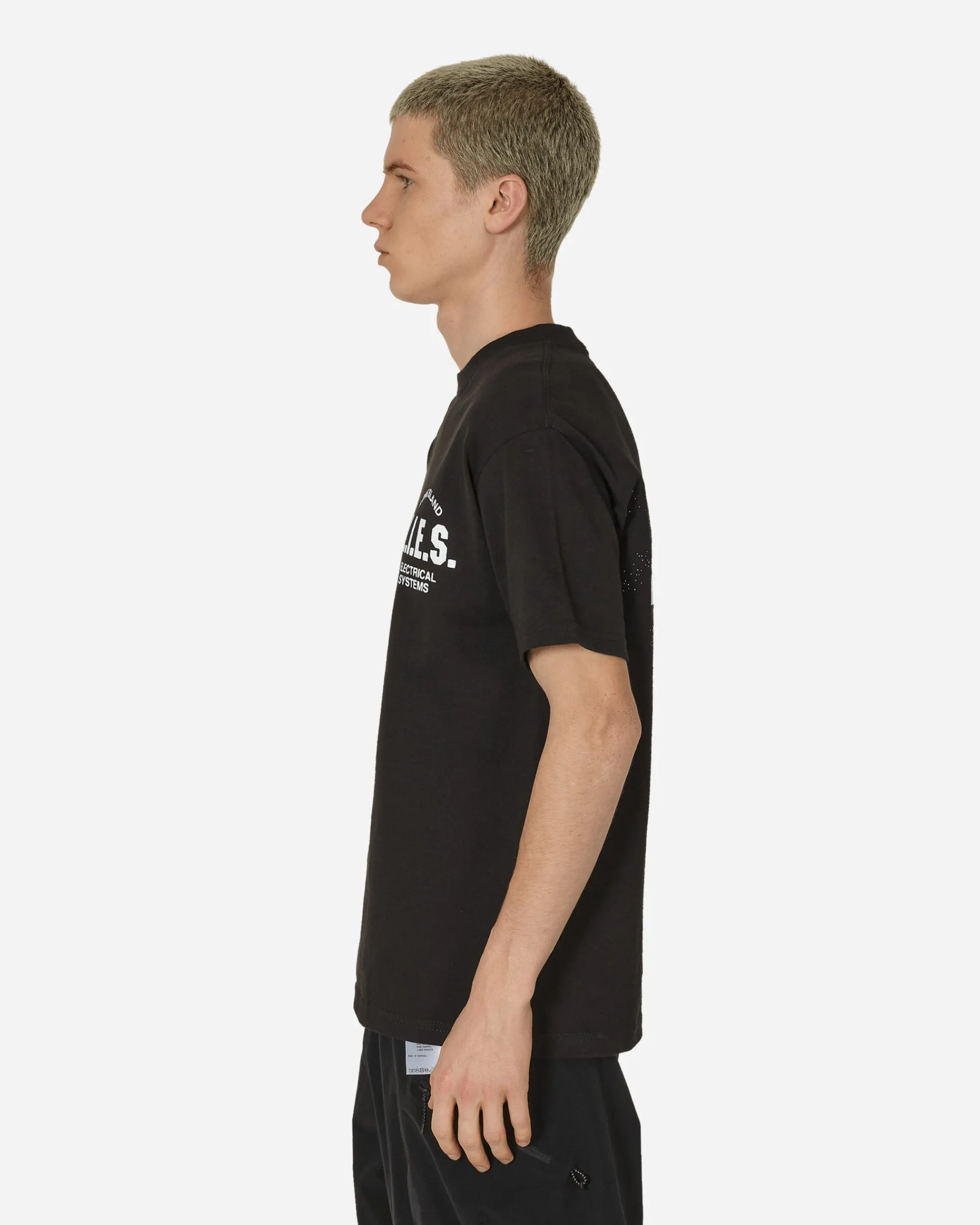 L.I.E.S. Records T-Shirts^Classic Logo Print T-Shirt Black