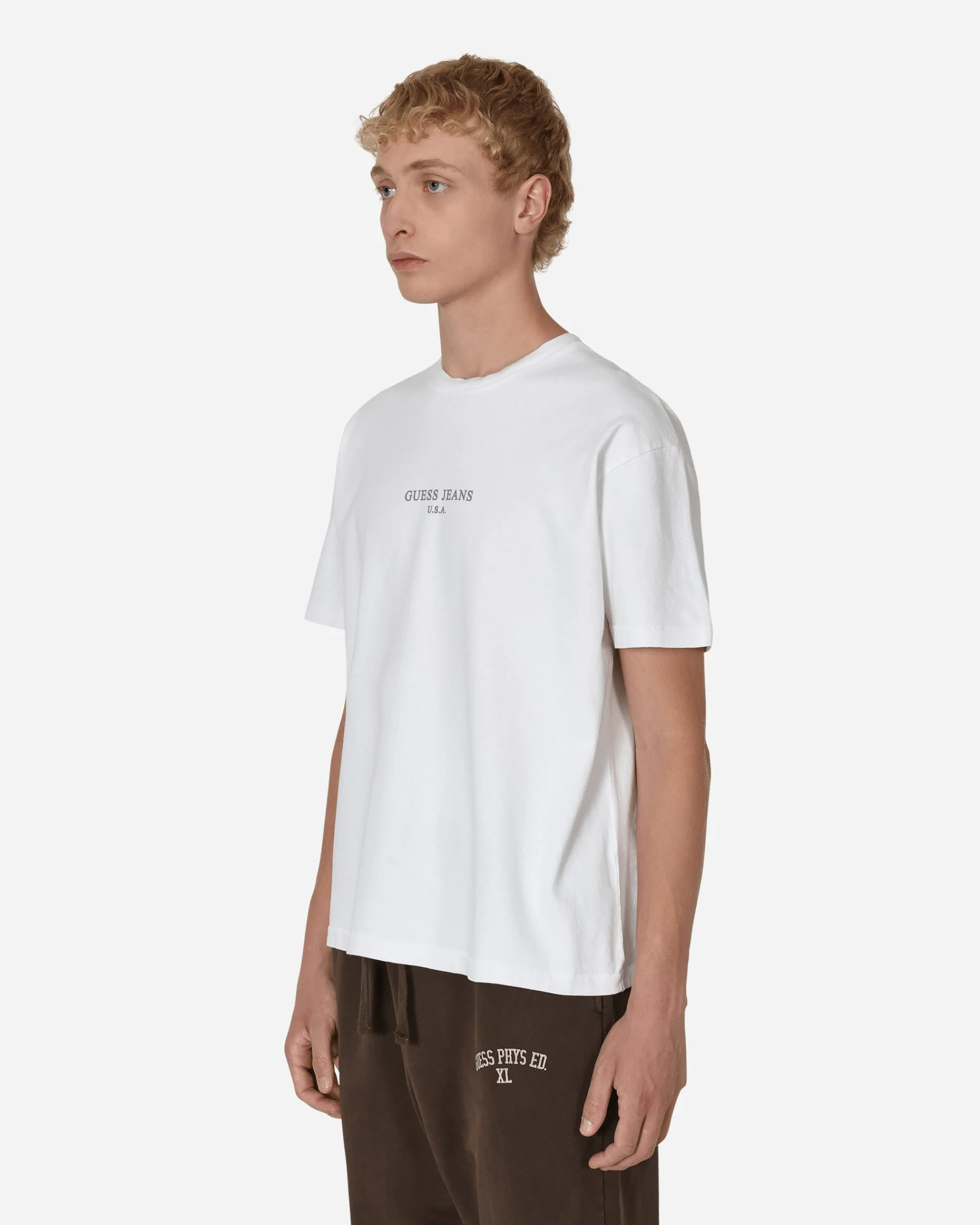 Guess USA T-Shirts^Classic Logo T-Shirt White